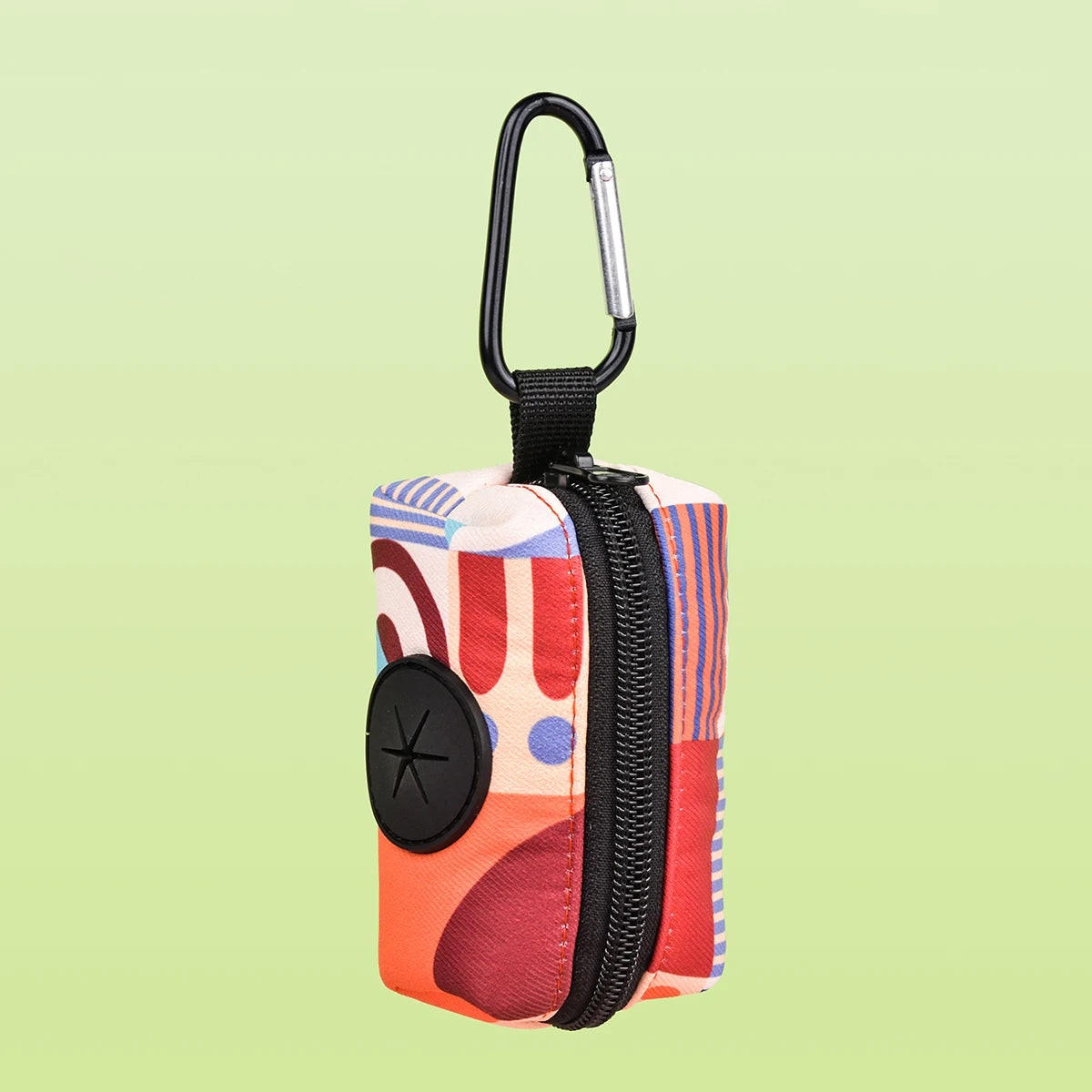 TidyTrot Dog Poo Bag Holder & Dispenser - Leash-Attached Waste Bag Pouch for Walks & Hikes