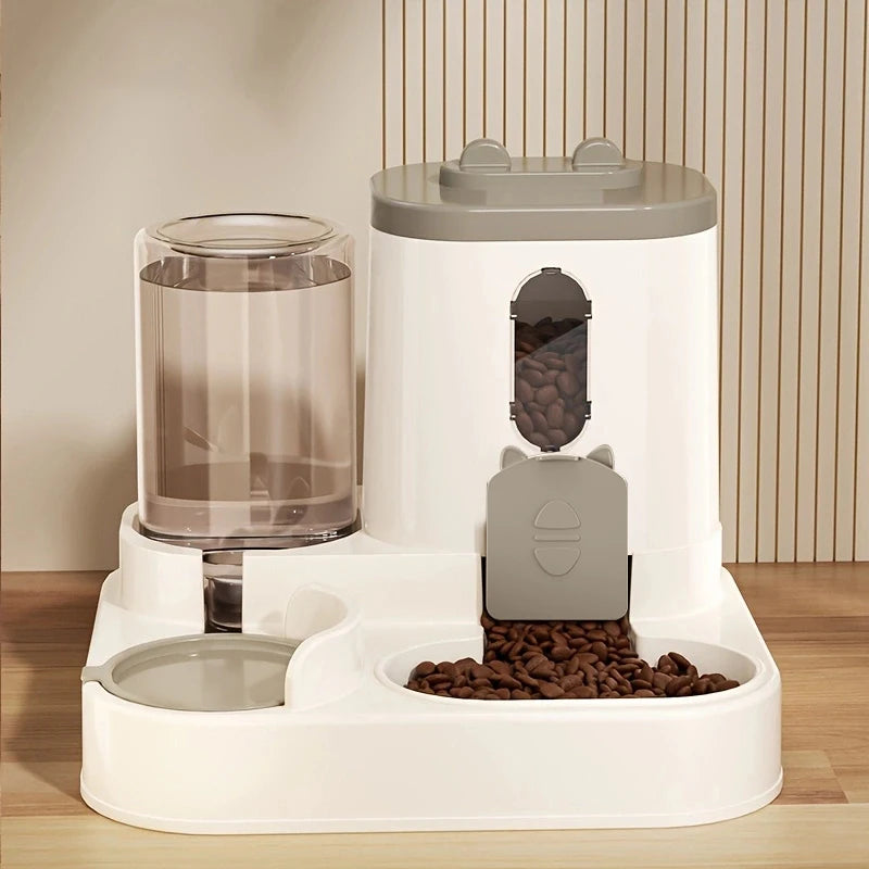 Large-Capacity Automatic Pet Feeder & Water Dispenser