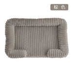 Corduroy Bolster Pet Bed