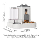 Large-Capacity Automatic Pet Feeder & Water Dispenser