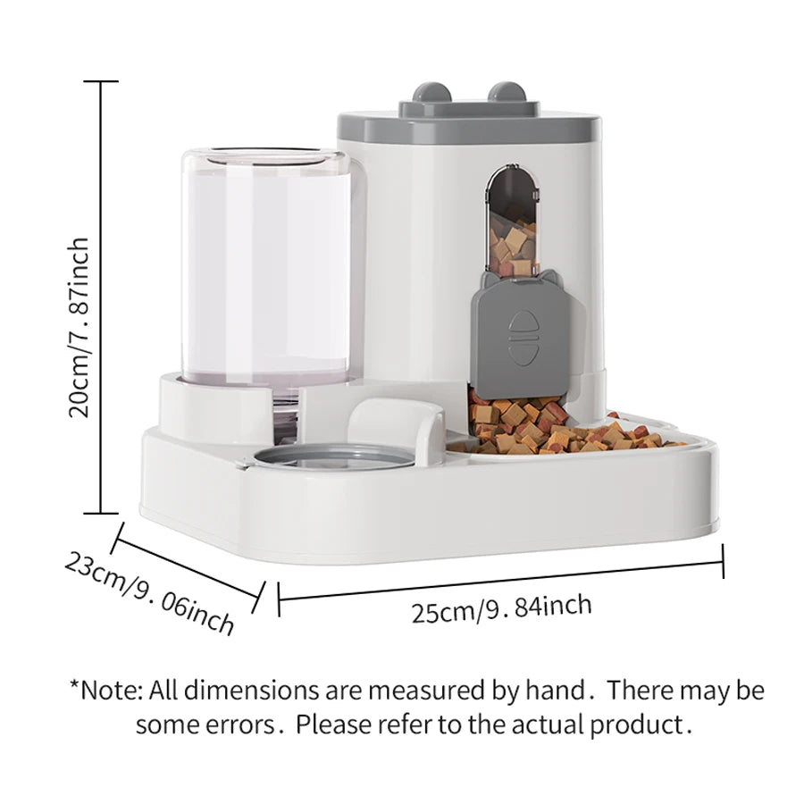 Large-Capacity Automatic Pet Feeder & Water Dispenser