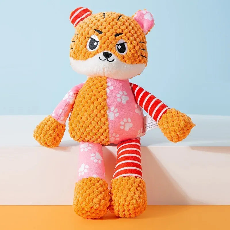 Interactive Squeaky Plush Puzzle Toy