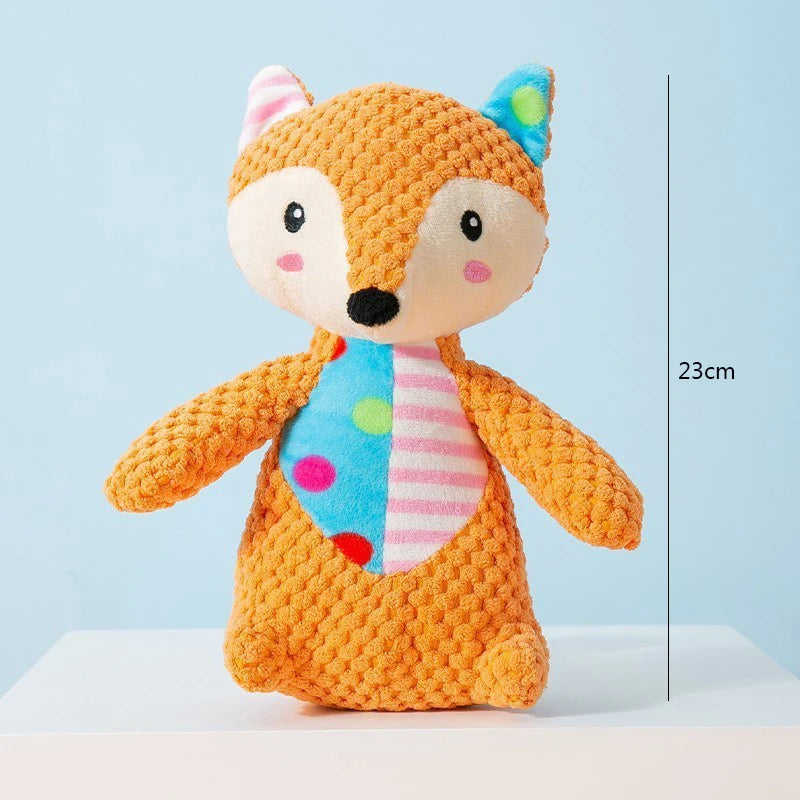 Interactive Squeaky Plush Puzzle Toy