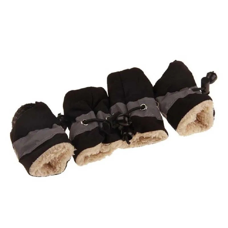 Cozy Non-Slip Puppy Boots (Set of 4)