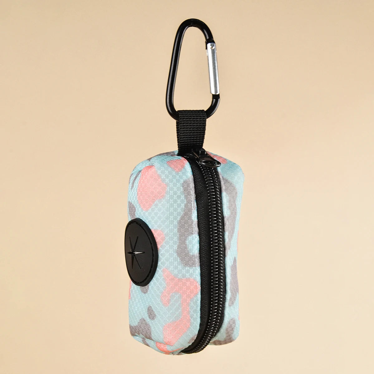 TidyTrot Dog Poo Bag Holder & Dispenser - Leash-Attached Waste Bag Pouch for Walks & Hikes