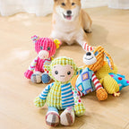 Interactive Squeaky Plush Puzzle Toy