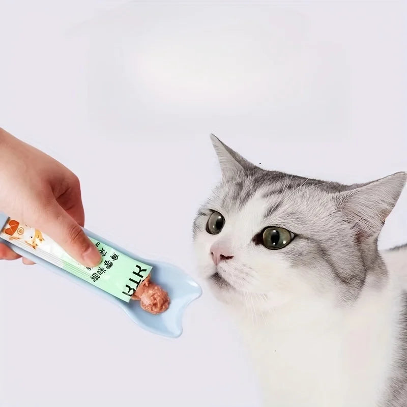 Lick Treat Squeeze Spoon for Cats