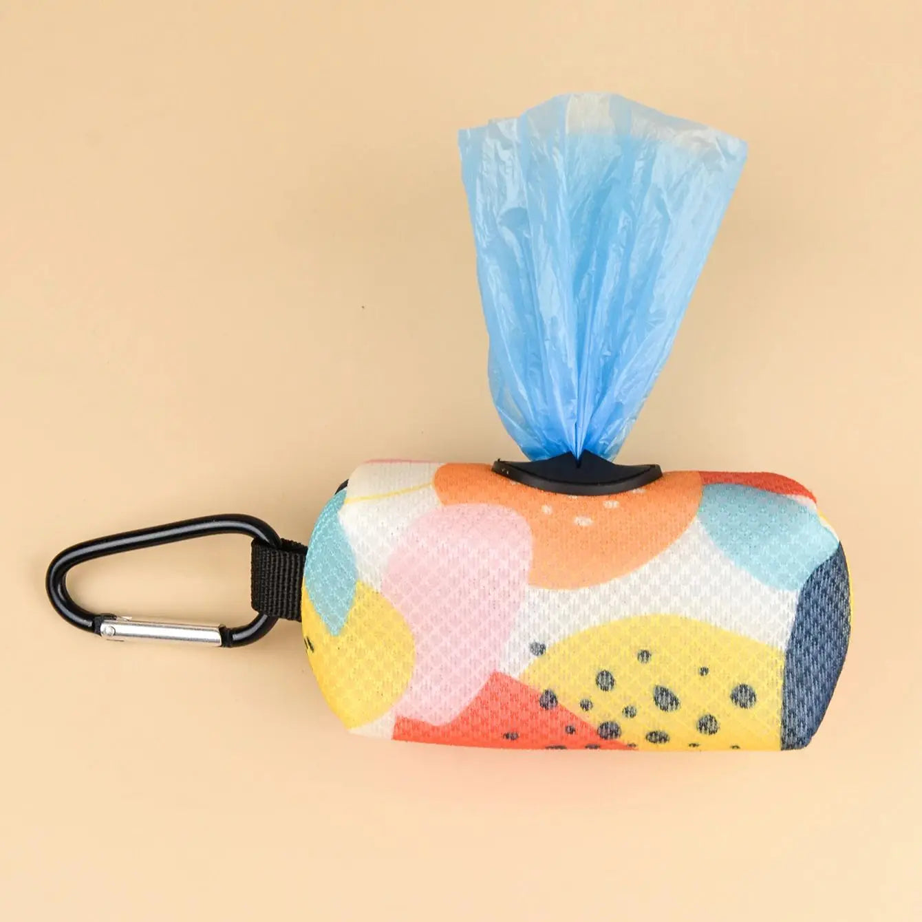 TidyTrot Dog Poo Bag Holder & Dispenser - Leash-Attached Waste Bag Pouch for Walks & Hikes