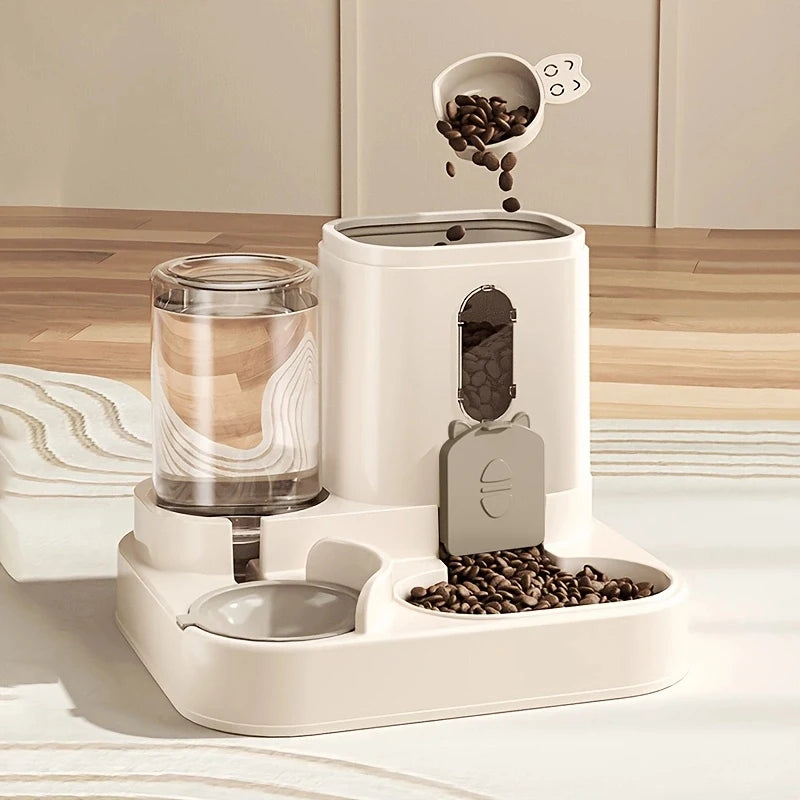 Large-Capacity Automatic Pet Feeder & Water Dispenser