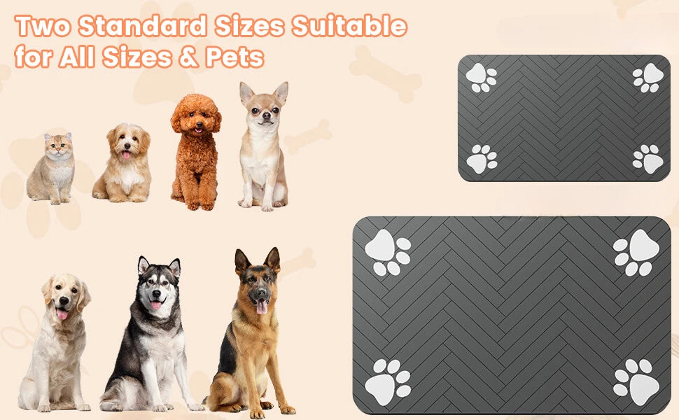 Absorbent Waterproof Pet Feeding Mat