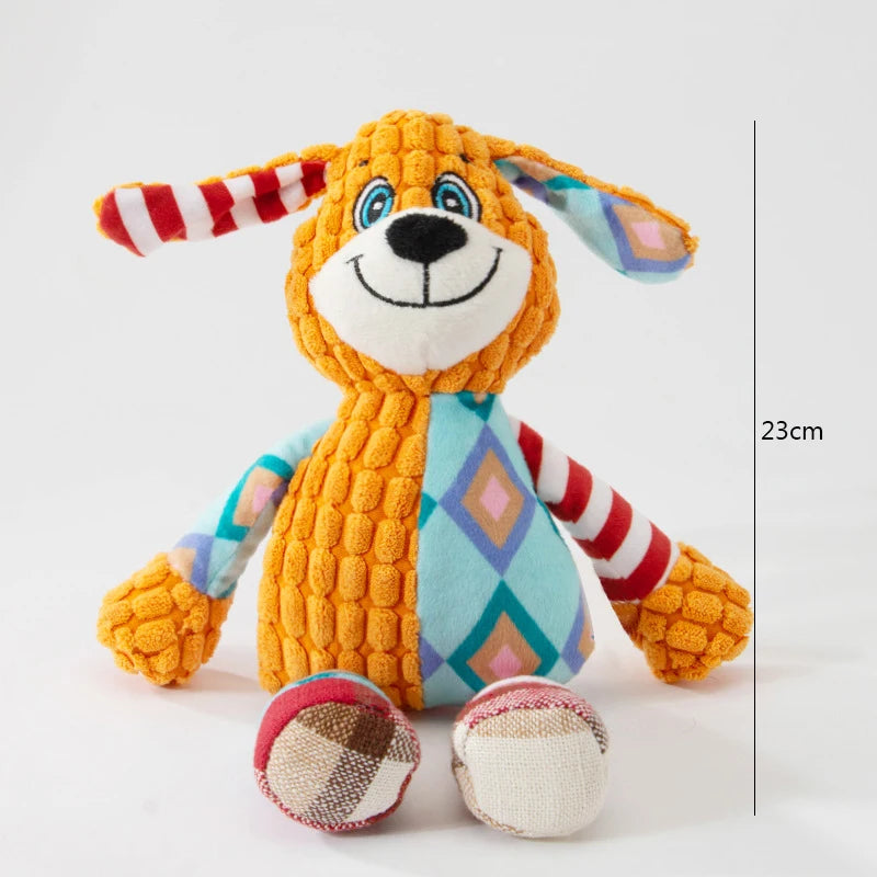 Interactive Squeaky Plush Puzzle Toy