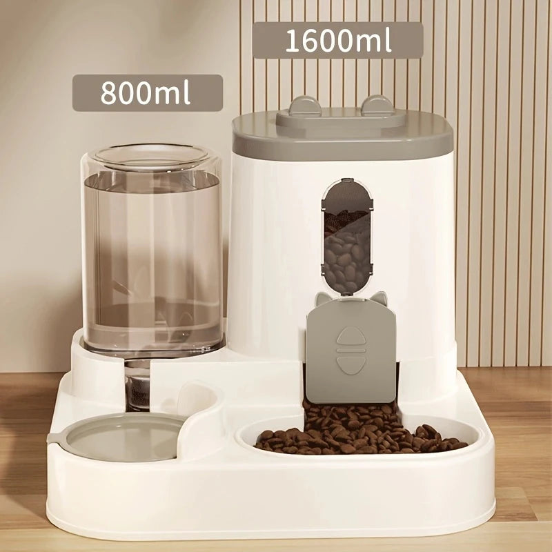 Large-Capacity Automatic Pet Feeder & Water Dispenser