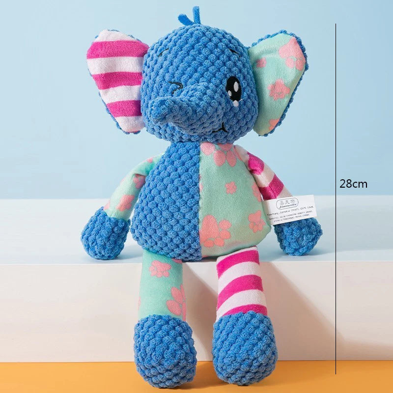 Interactive Squeaky Plush Puzzle Toy