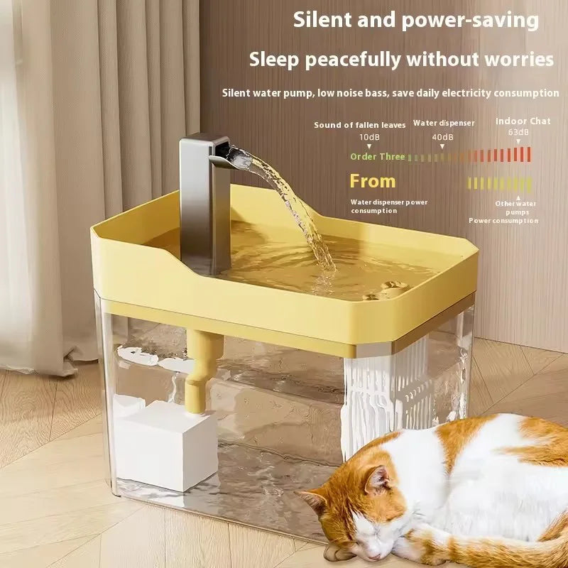 WhiskerFlow™ Automatic Filtered Cat Water Fountain