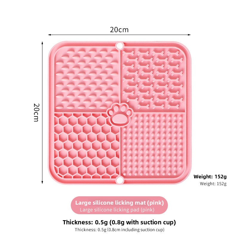 Silicone Slow Feeder Mat for Cats and Dogs