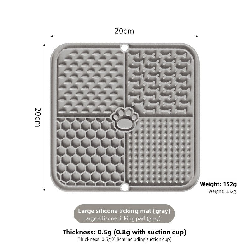 Silicone Slow Feeder Mat for Cats and Dogs