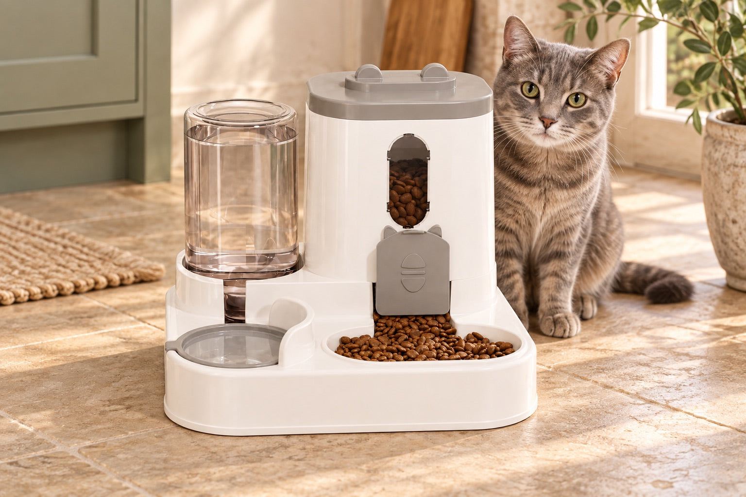 Fresh food & water without fuss.